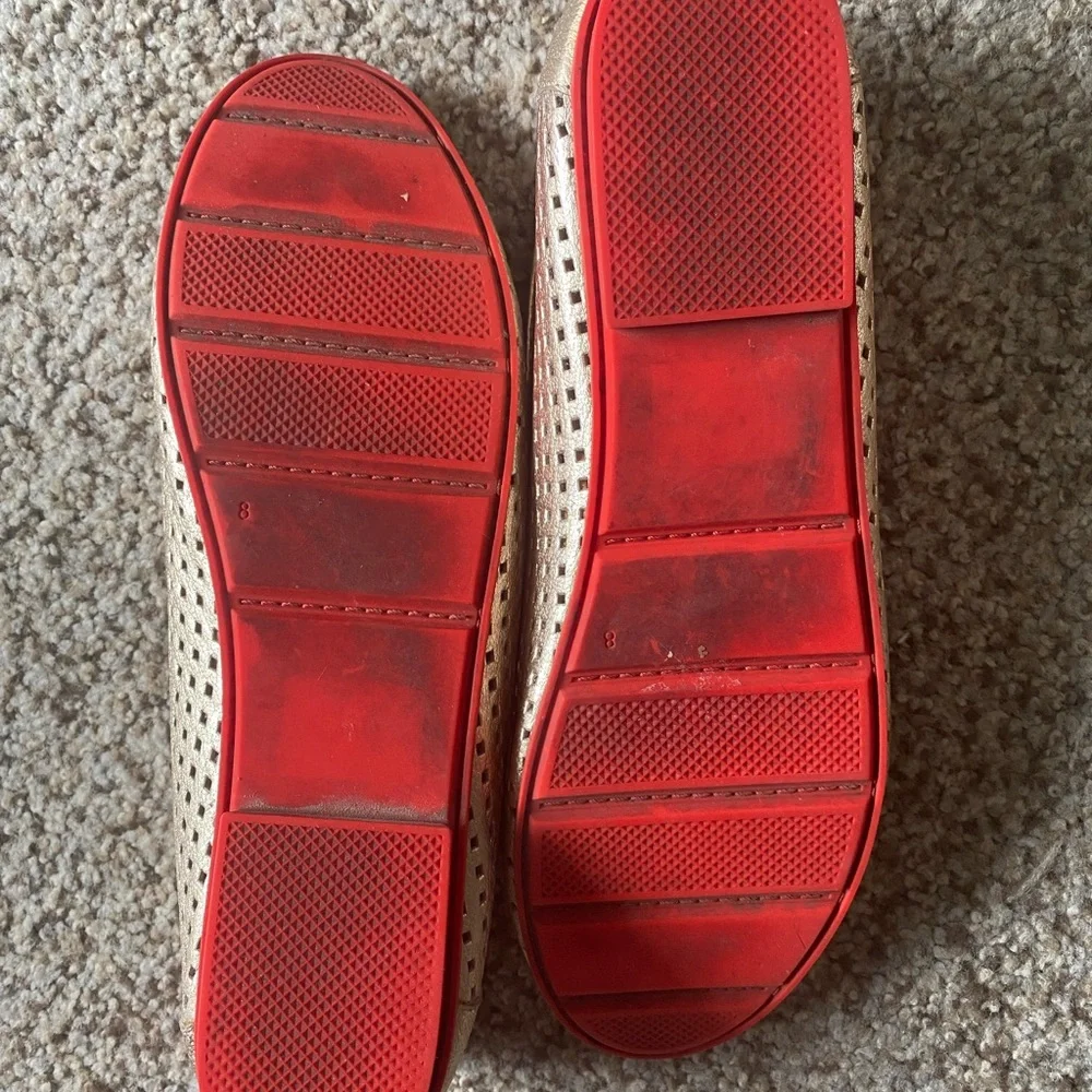 Gold/red Adam Tucker loafer - Picture 6 of 6